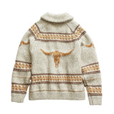 Men Sweater Men's Casual Printed Woolen Top