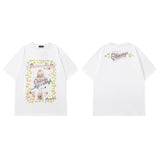 Men T Shirt Printed Short-Sleeved T-shirt Men and Women Casual Couple