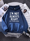 Women's Hoodie Cool Interesting Letters Printed Tops