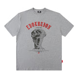 Men T Shirt Printed Street Style Short Sleeve T-shirt Men and Women Couple