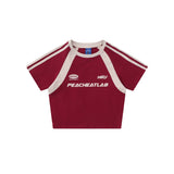 Women T-shirt Short Sleeve T-shirt Women's Sports Style Casual round Neck