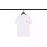 Men T-shirts 2024 Summer Color FOTI Character Print, Short Sleeve Loose T-Shirt
