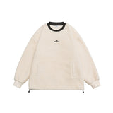 Unisex Hoodie Autumn and Winter Retro Coat Men and Women Couple round Neck Sweater