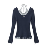 Women Sweater Long-Sleeved Sweater Women's Autumn Slim-Fit Sweater