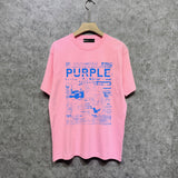 Purple Brand T Shirt Short Sleeve T-shirt Blouse