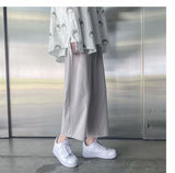 Men Sweatpants Men's Ice Silk Trendy Casual Pants Loose