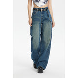 Unisex Jeans Retro Men's and Women's Loose Straight