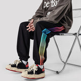 Men Sweatpants Men's Spring Fashion Brand Loose Track Sweatpants Straight Casual Pants