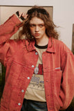 Unisex Jacket Autumn Embroidery Denim Coat Women's Clothing