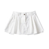 Women Skirt Patchwork Pleated Skirt Women's Summer Mini Skirt