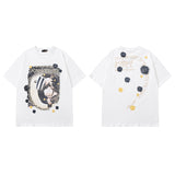 Men T Shirt Printed Short-Sleeved T-shirt Dark Country Fashion Brand Couple Casual