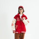 Varsity Jacket Vintage Baggy Coat