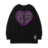 Men Long Sleeve Shirt High Street Sweater Coat Hiphop Long Sleeve T-shirt Autumn