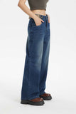 Unisex Pants Autumn Button Jeans