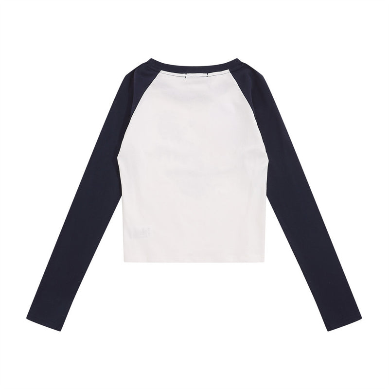 Women Long Sleeve T-shirt Multicolor Printing Long Sleeve T-shirt Women's Spring and Autumn round Neck