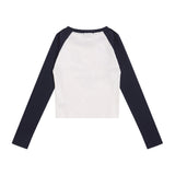Women Long Sleeve T-shirt Multicolor Printing Long Sleeve T-shirt Women's Spring and Autumn round Neck