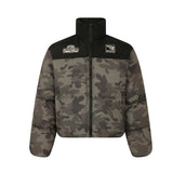 Unisex Down Jacket Men's Winter Camo Thickened Bread Suit