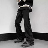 Men Sweatpants Function Tactical Pants Loose Straight Casual Working Pants