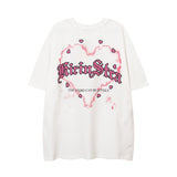 Men T Shirt Printed Short-Sleeved T-shirt Men's Loose Casual