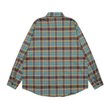 Men Long Sleeved T Shirt Plaid Long Sleeve Shirt Men Street Fashion Versatile Spring and Autumn Casual Loose Lapels