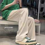 Men Sweatpants Ice Silk Pants Men's Summer Loose Drooping Fashion Brand Leisure