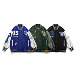 Unisex Jacket Autumn Embroidery Baseball Uniform Jacket Women's Clothing