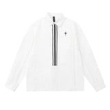 Men Long Sleeved T Shirt Vibe Heterochrosis Top Fly Long Sleeve Shirt Men's Spring and Autumn Leisure Loose
