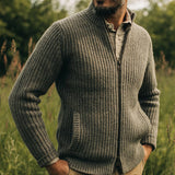 Men Sweater Knitted Sweater Coat Men's Clothing Men's Top