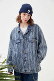 Unisex Jacket Autumn Jacquard Denim Jacket Women's Clothing