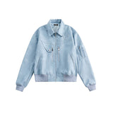 Unisex Jacket Autumn Loose Retro Pu Coat