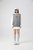 Unisex Sweater Autumn Small Letter Vest Sweater