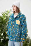 Unisex Jacket Autumn Foam Printed Jacquard Coat Women's Clothing