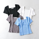 Women T-Shirt Short-Sleeved T-shirt Women's Short Summer
