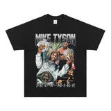 Mike Tyson T Shirt Boxer Retro Short Sleeve