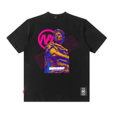 Men T Shirt Couple Wear Reflective Letter Personality Printed Short Sleeve T-shirt