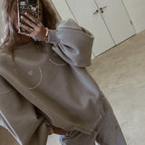 Women Sweatshirt Sweater Women's Autumn Loose Long Sleeve Coat