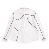 Men Long Sleeve T Shirt Men's Spring and Autumn Loose with Shoulder Pad Lapel Cardigan Shirt