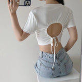 Women T-Shirt Short-Sleeved T-shirt Short Summer Top
