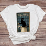 Printed Crew Neck Top Short Sleeve T-Shirt Women's