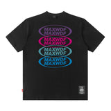 Men's T Shirt Letter Print Short-Sleeved T-shirt Men's and Women's Vibe Style Loose Top