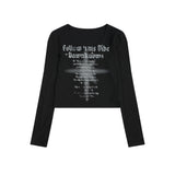 Women Long Sleeve T-Shirt Printed Long Sleeve T-shirt Women's Spring and Autumn Casual