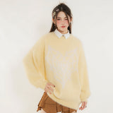 Women Sweater round Neck Sweater Loose Casual Women's Knitwear Autumn