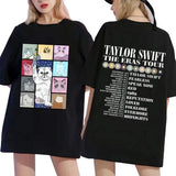 Cotton The Eras Tour Cat Edition Printed T-Shirt