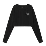 Women Sweater Short Cable-Knit Sweater Women's Autumn Loose round Neck