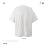 American vintage street T-shirt pure cotton men and women loose