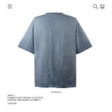American vintage street T-shirt pure cotton men's and women's summer loose