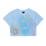 Women T-shirt Short T-shirt Girls Summer Casual round Neck