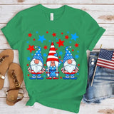 Women's Independence Day T Shirt round Neck Short Sleeve T-shirt Women's Top