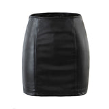 Women's Skirt Pu Women's Autumn Ins High Waist Sheath Skirt