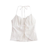 Women Camisole Spring Fashion Embroidered Vest Top